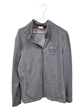Danskin full zip lightweight yoga jacket mustang car club